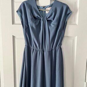 Gal Meets Glam Waist Tie Front Twist Dress Size 10